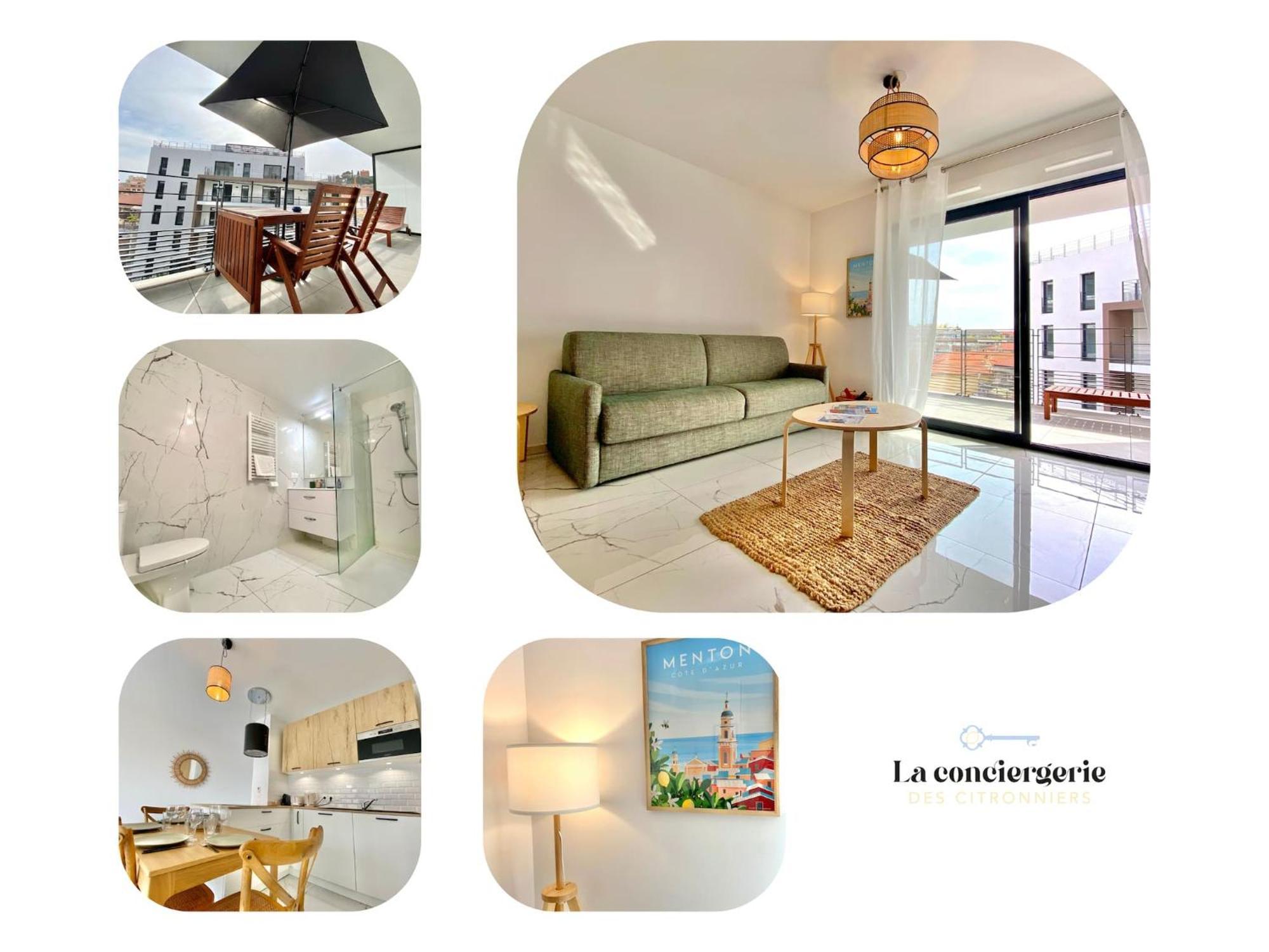 멍똥 'Cap Riviera' Proche Gare Et Centre 아파트 외부 사진